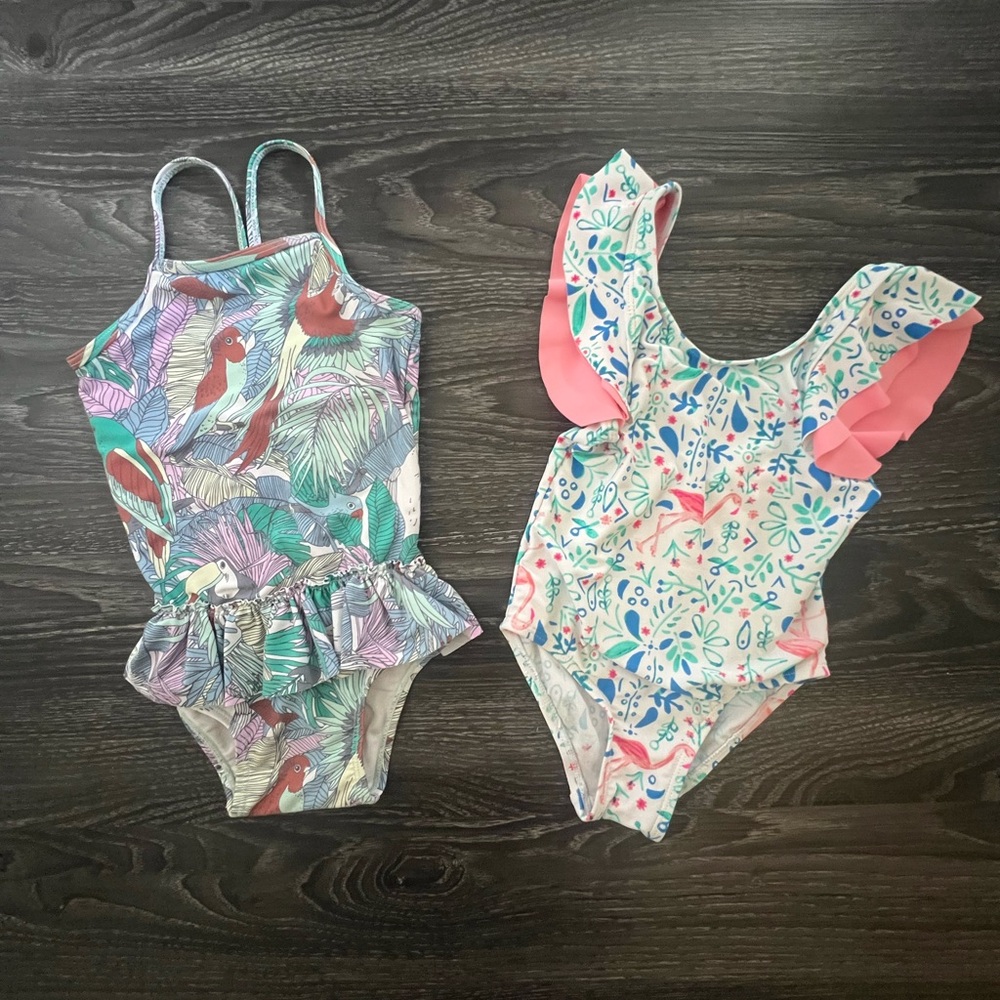 Lot of 2 Size 4t bathing suits